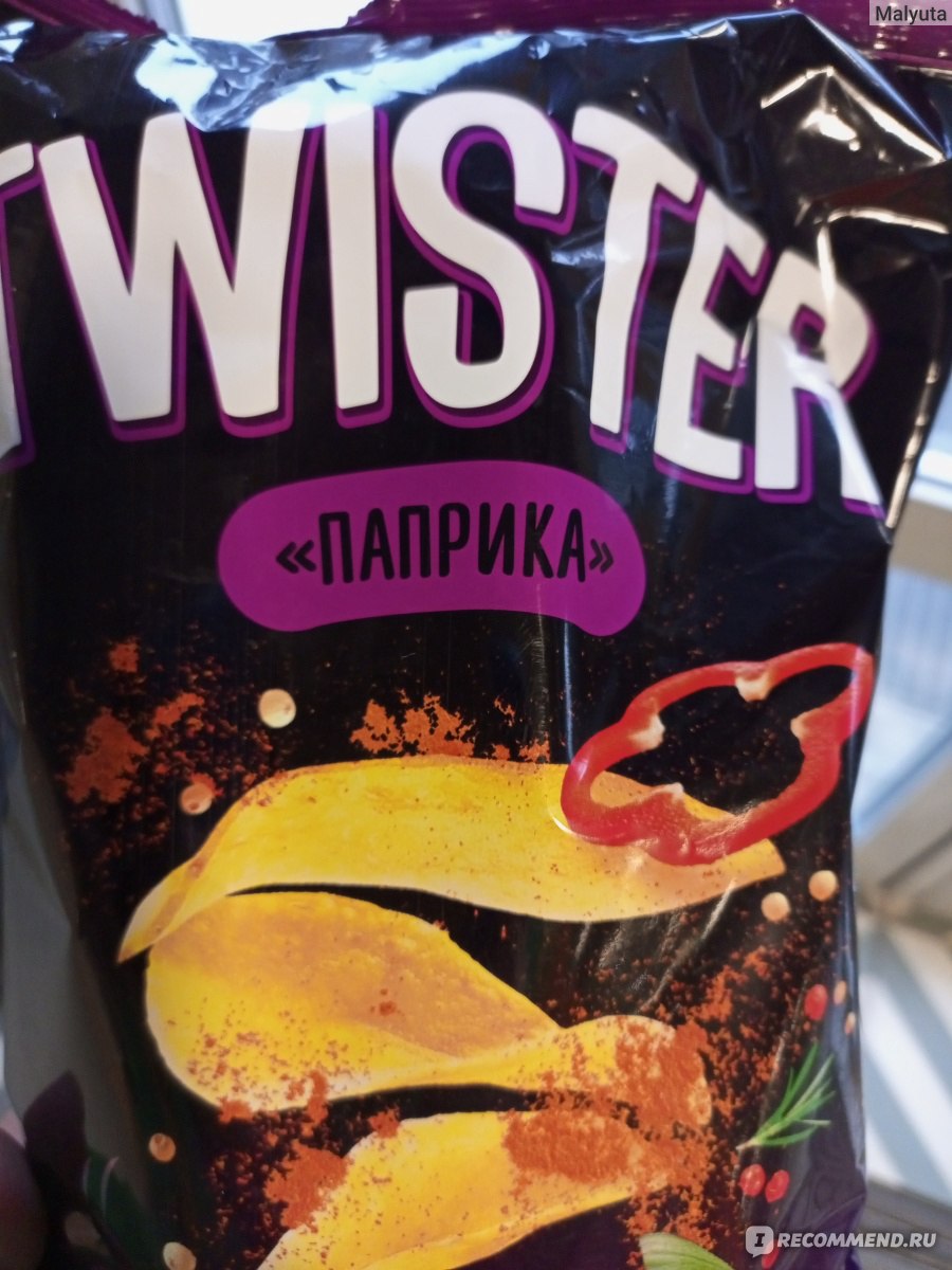 Чипсы TWISTER Паприка - «Альтернатива Лейзам паприка» | отзывы