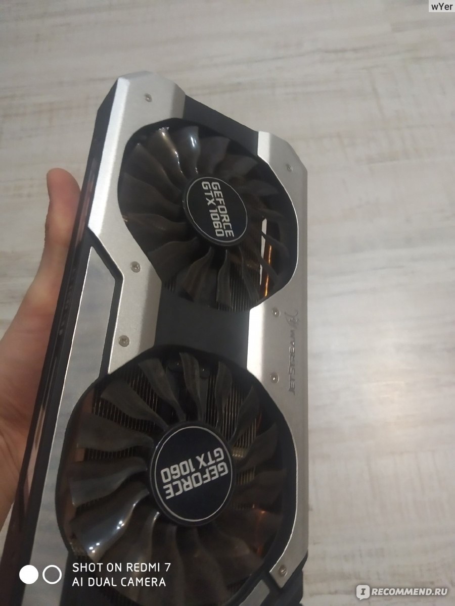 Видеокарта Palit GeForce GTX 1060 6 GB jet stream - «Отличная видеокарта.»  | отзывы