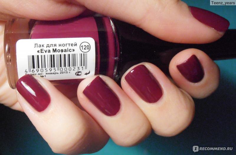 Лак для ногтей Eva Mosaic Fashion Colour - «Ягода. Холод. Готика ...