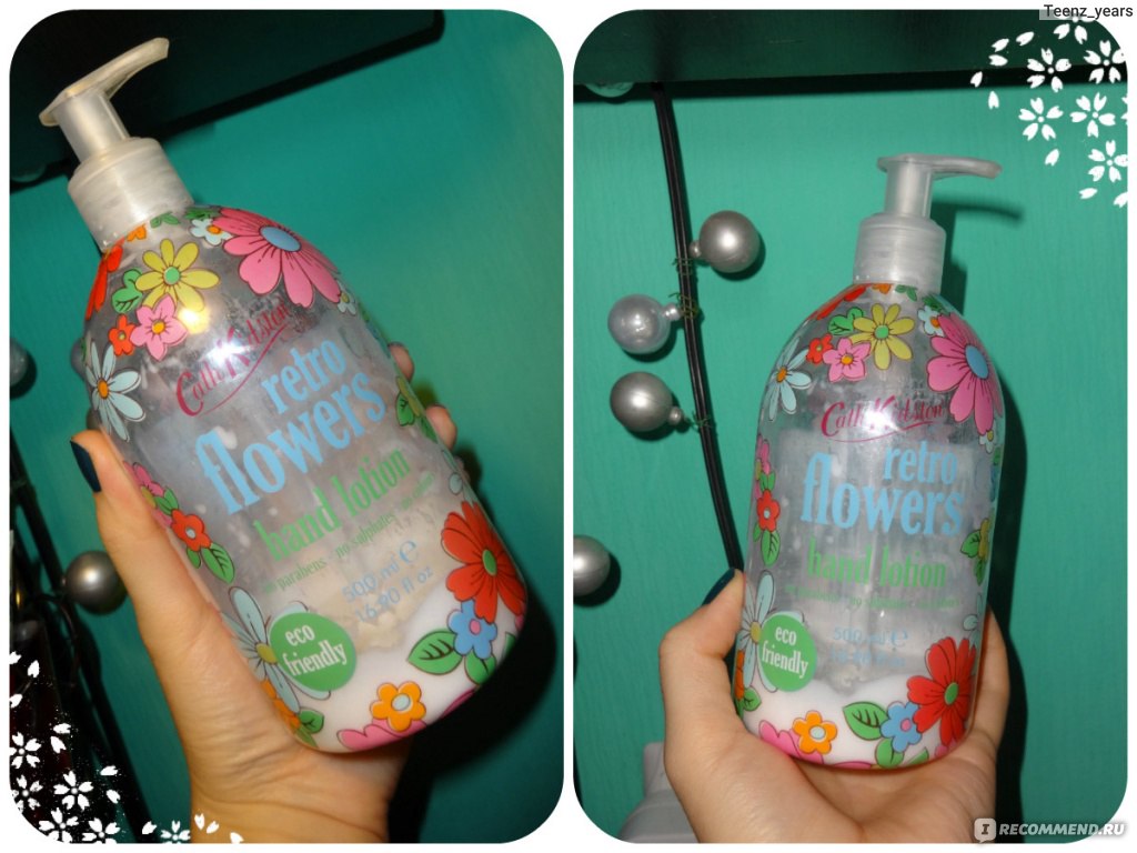 Крем для рук Cath Kidston Retro Flowers (Hand Lotion) - «Английский крем  для рук гигантских размеров...такого вы еще не пробовали)) (+фото +состав)»  | отзывы