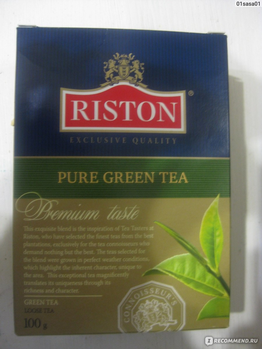 Чай Riston green tea - «Хороший зелёный чай» | отзывы