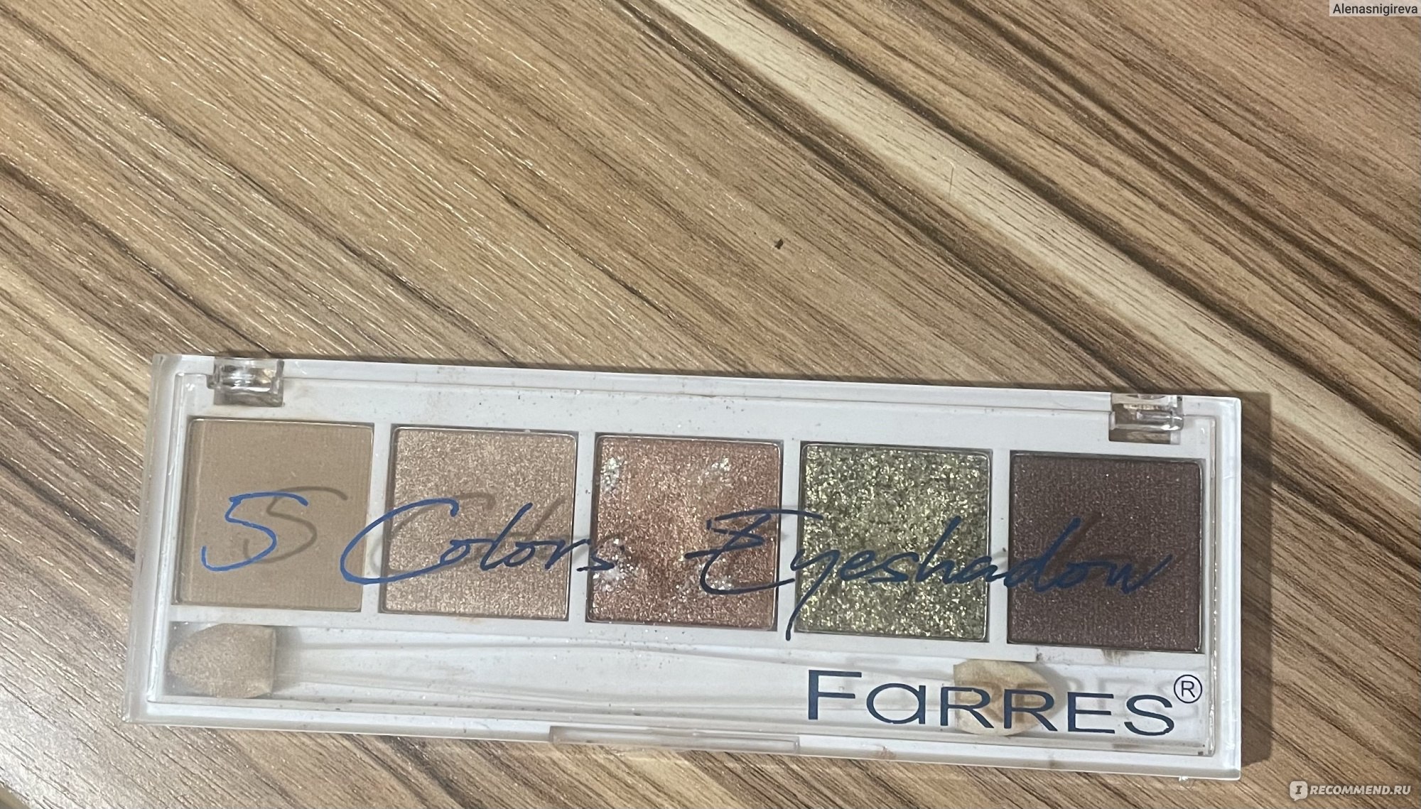 Тени для век Farres cosmetics 5 Colors eyeshadow - «Тени для век ...