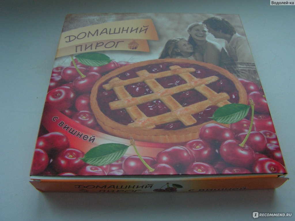 Пирог ООО Конди Домашний пирог с вишней - «Если сильно не придираться, пирог  отличный» | отзывы
