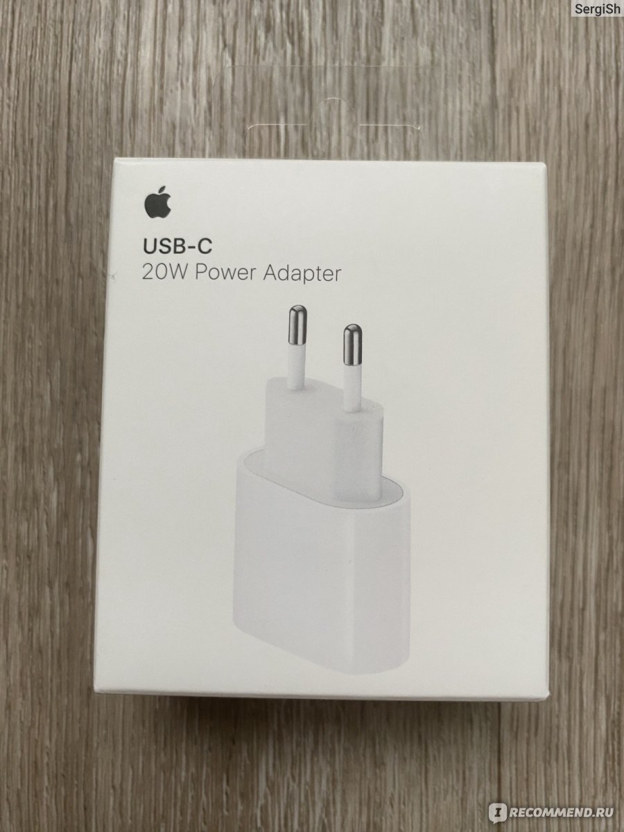 USB адаптер Apple USB-C 20 W - «Заряжает как молния? Стоит ли своих денег?  Разберёмся в этом отзыве!» | отзывы