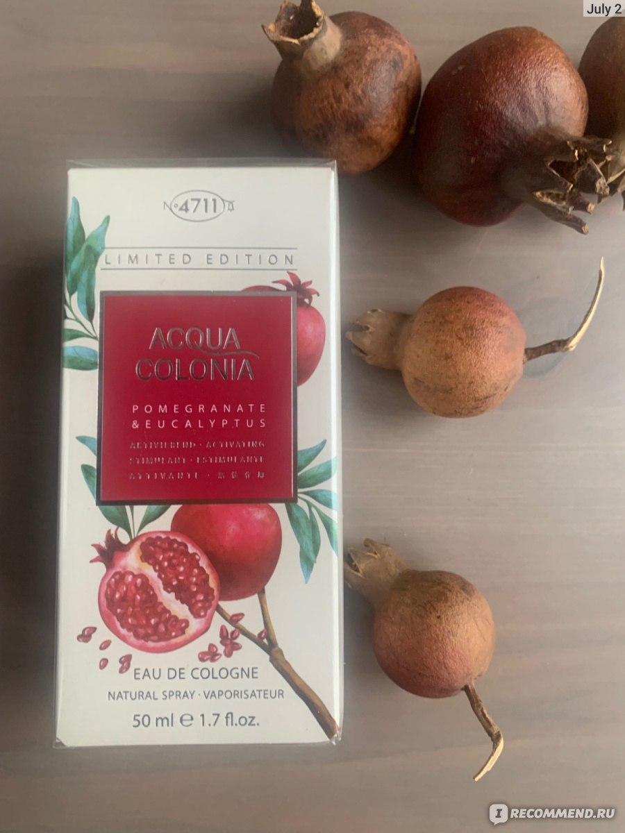 4711 Acqua Colonia Pomegranate & Eucalyptus - «Теплый и обволакивающий  аромат граната и эвкалипта» | отзывы