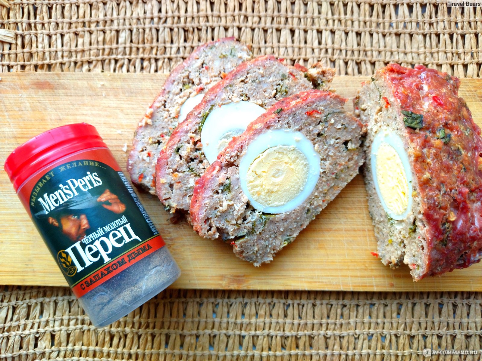 Вкусный рецепт мясного «хлеба» с яйцом и орехами с фото для приготовления дома