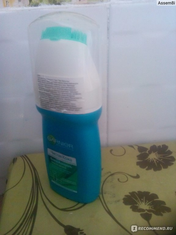 Гель для умывания Garnier с щеточкой "Блеск-Контроль" - «Garnier гель ...