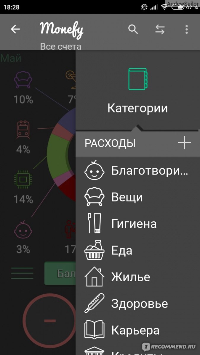 Компьютерная программа Monefy - удобный учет расходов - «Возьми свои расходы  под контроль! 
