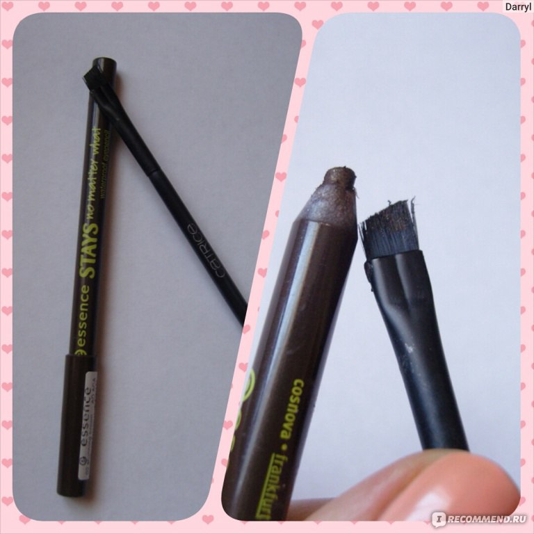 Как поточить карандаш для бровей eva