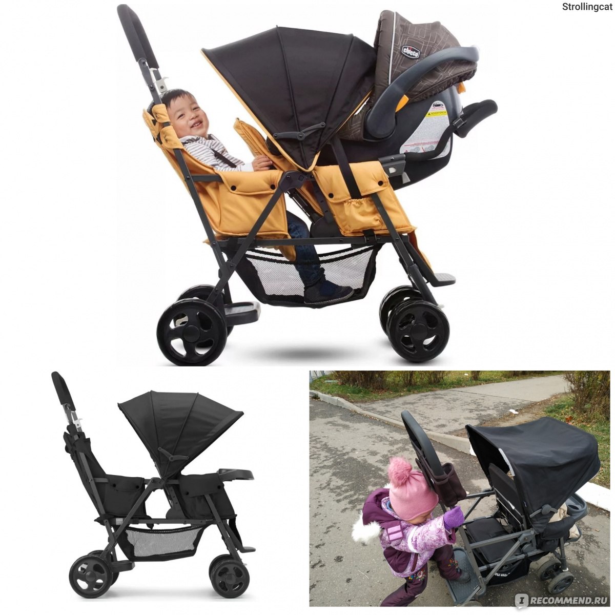 Коляска Joovy caboose ultralight stroller для погодок Foto 18