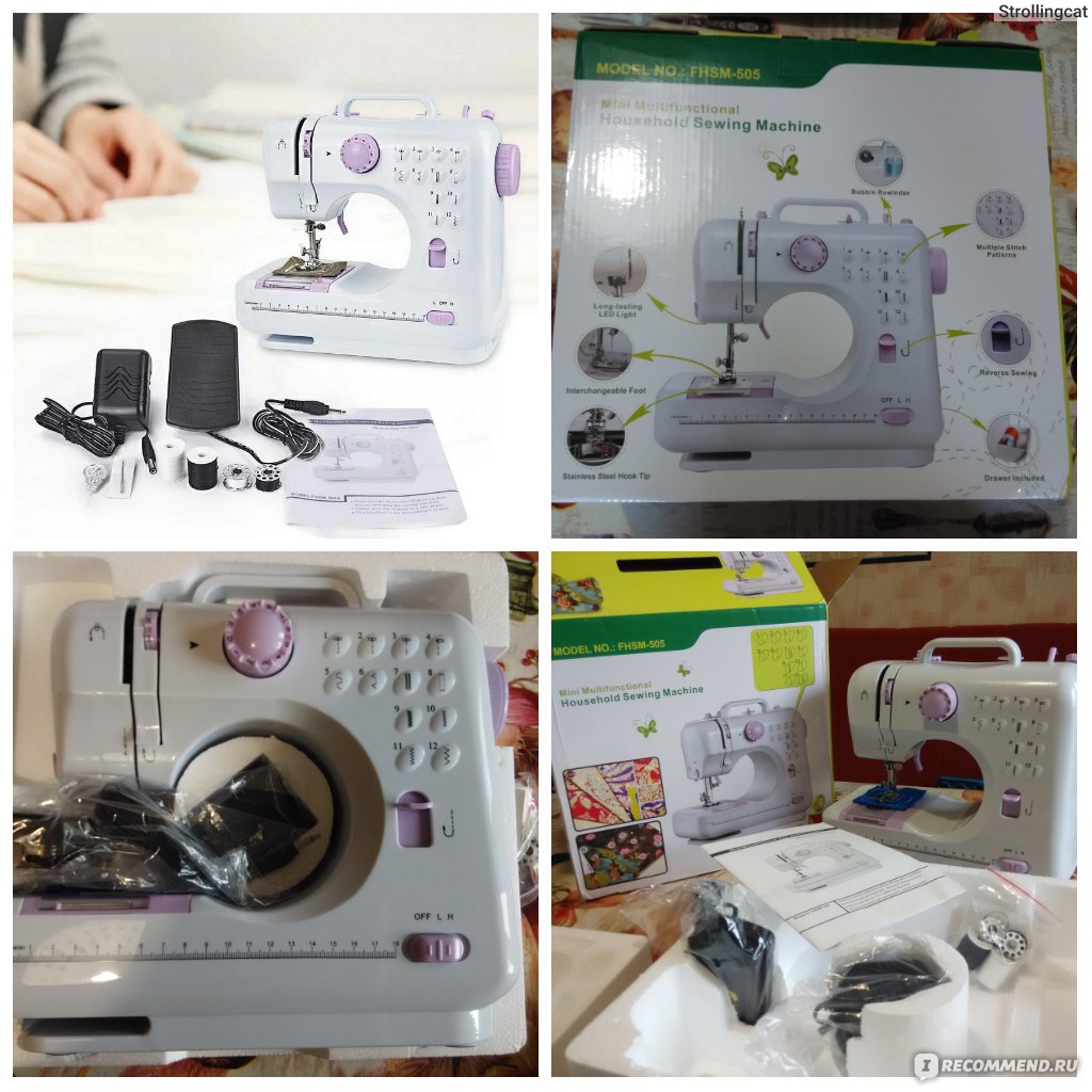 Швейная машина Aliexpress Fanghua FHSM-505 Mini 12 Stitches Sewing Machine  Household Multifunction Double Thread And Speed Free-Arm Crafting Mending  Machine - «Швейная машинка с алиэкспресс - Fanghua FHSM-505» | отзывы