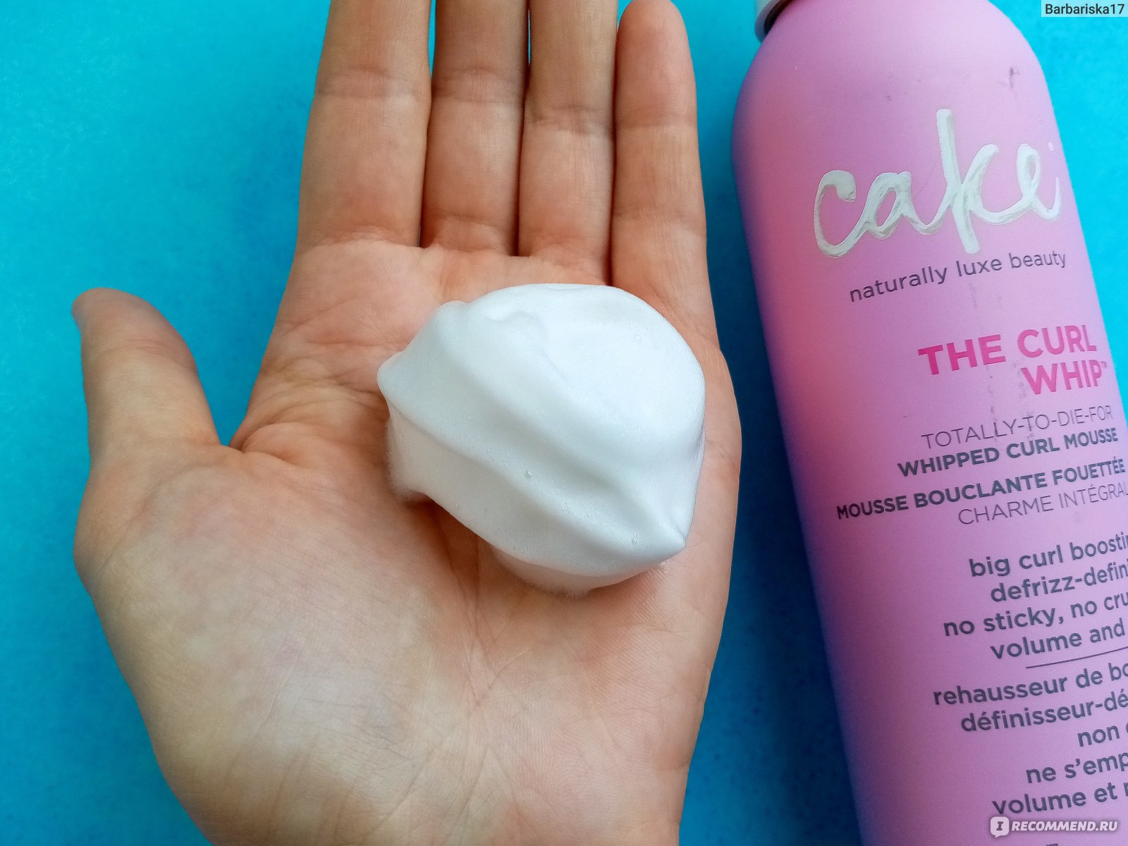 Мусс для волос Cake naturally luxe beauty CURL WHIP - «"Взбитые сливки ...