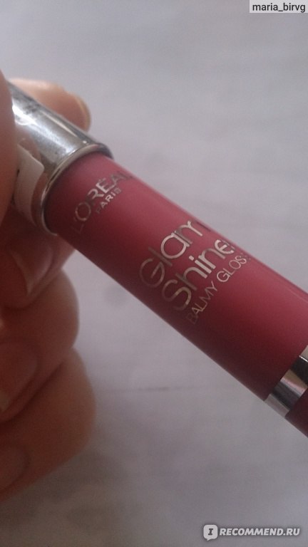 Блеск-бальзам для губ L'Oreal Paris Glam Shine Balmy Gloss - «Помада ...