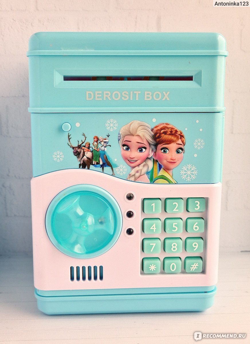 Aliexpress Сейф с замком Disney girls frozen 2 fingerprint bank princess  elsa password box storage box girl gift - «Супер-практичная покупка с  Алиэкспресс! Шикарный сейф-копилка для детей, хотя и мне такой не