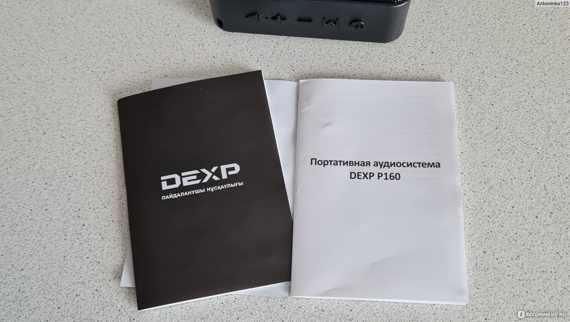 Bluetooth колонка Dexp портативная аудиосистема P160, отзывы