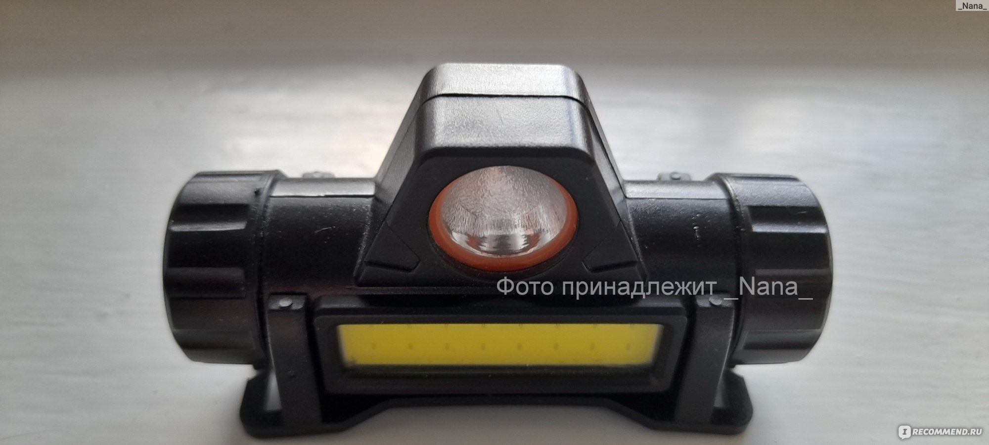 Фонарь налобный High Power Headlamp с USB зарядкой, аккумуляторный фото