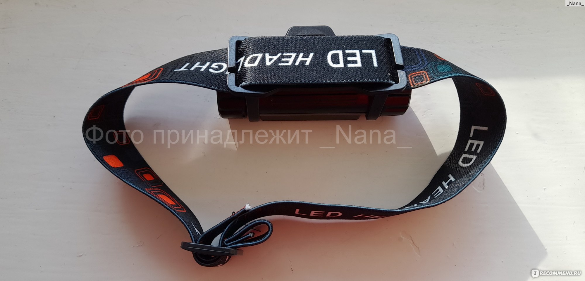 Фонарь налобный High Power Headlamp с USB зарядкой, аккумуляторный фото