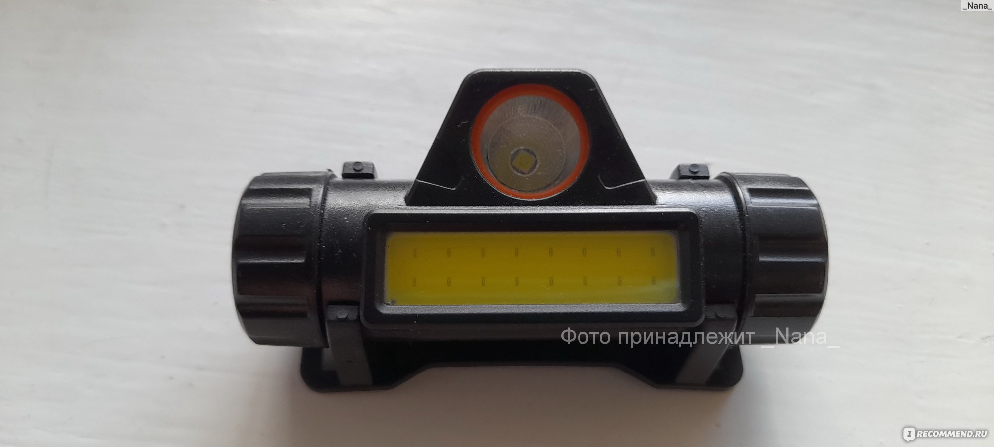 Фонарь налобный High Power Headlamp с USB зарядкой, аккумуляторный фото