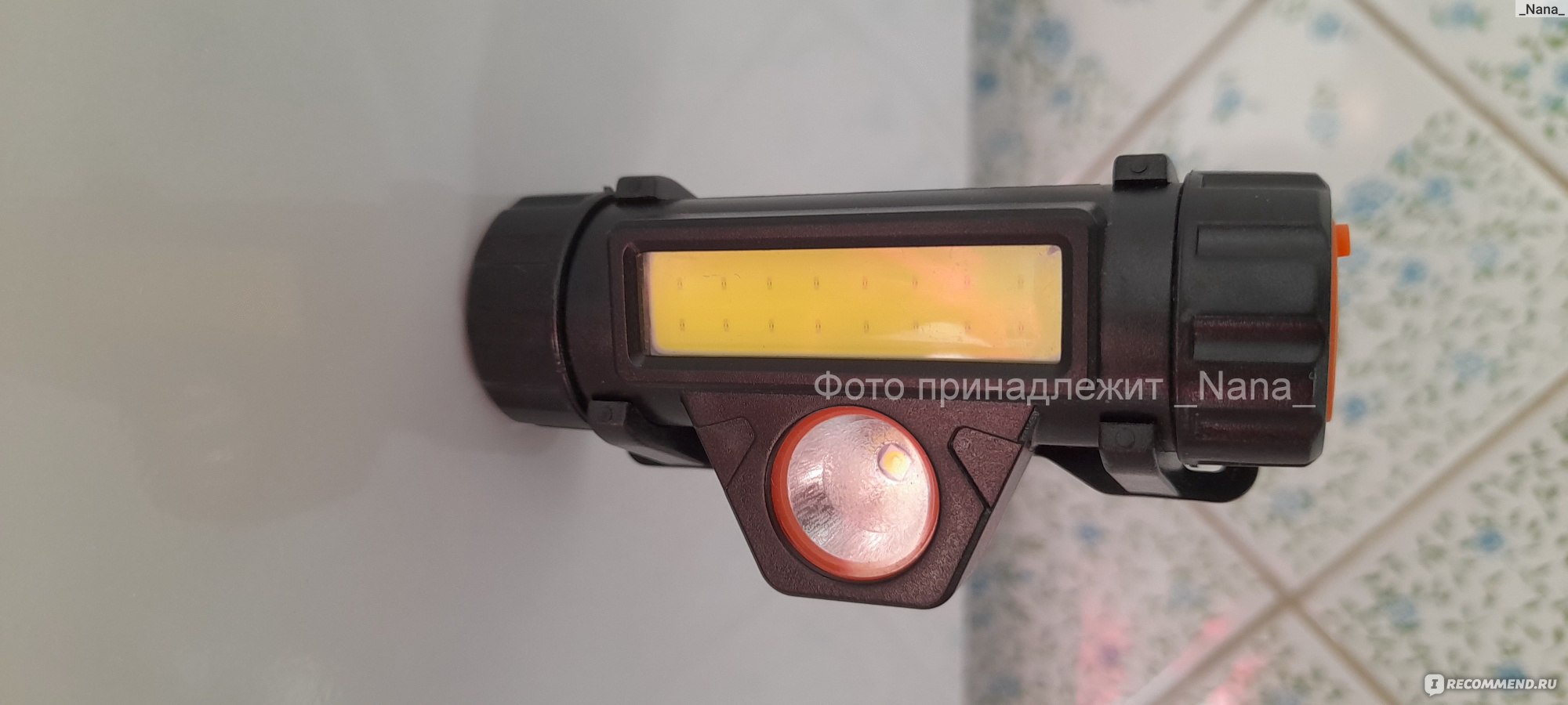 Фонарь налобный High Power Headlamp с USB зарядкой, аккумуляторный фото