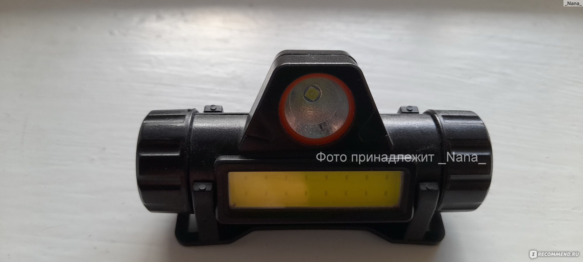 Фонарь налобный High Power Headlamp с USB зарядкой, аккумуляторный фото