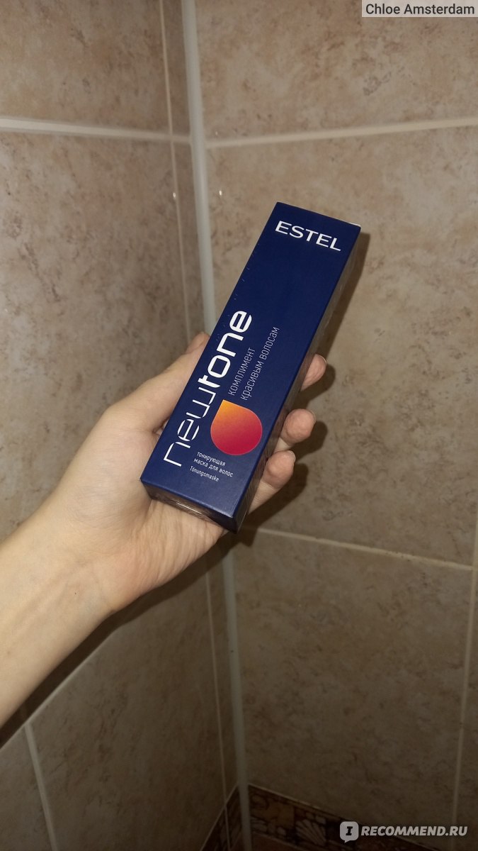 Тонирующая маска для волос Estel Haute Couture Newtone - «Оттенок 8.61 ...