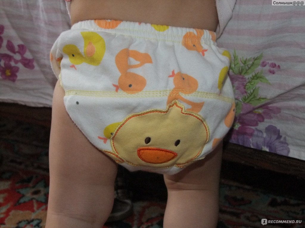 Трусики для приучения к горшку Aliexpress 3 pcs/lot Baby Underwear/Newborn  Cloth Diaper Nappy Cover/Reusable Washable Training Urine  Pants/Nappies/Free Shipping - «Трусики для дома, учимся дружить с горшком.  Не стоит их брать на