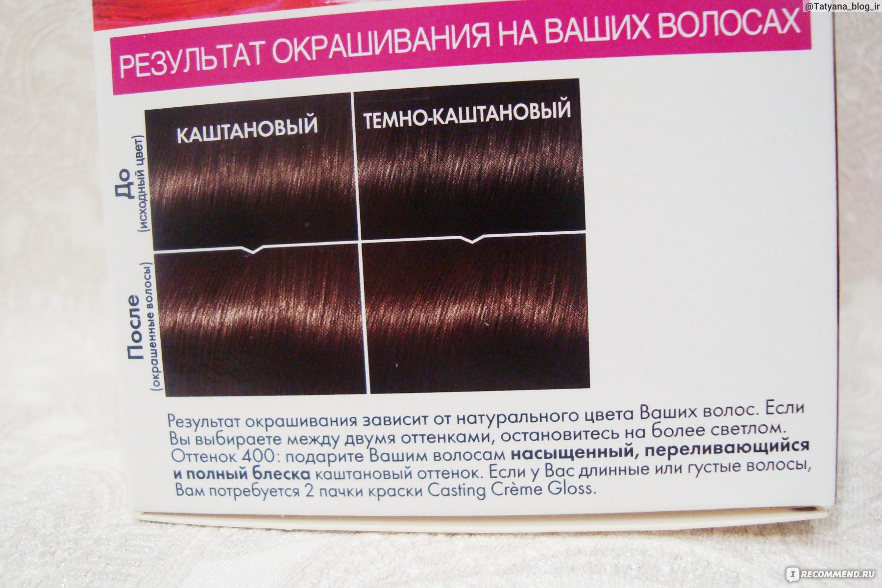 Краску лореаль кастинг наносить на сухие или влажные волосы