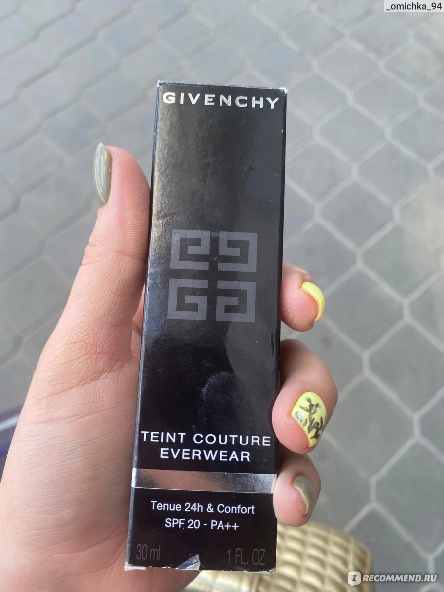Тональный флюид Givenchy Teint Couture Everwear spf 20 - «Тональный ...