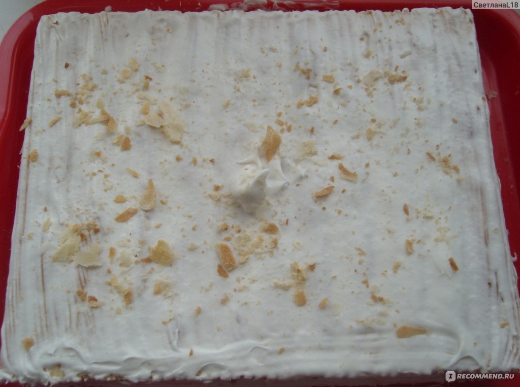 Крем взбитый на растительных маслах "Соблазн" для тортов "Наполеон" фото