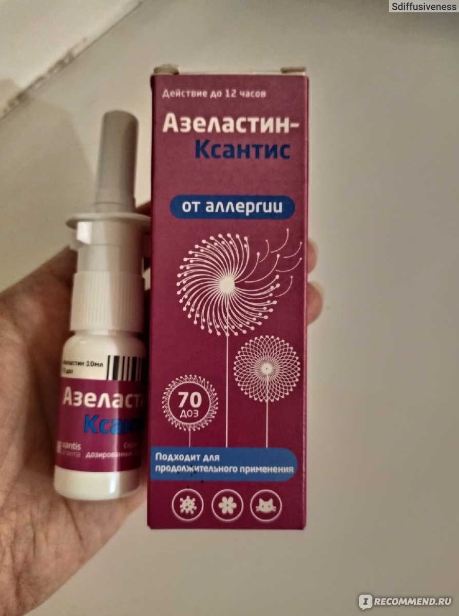Антигистаминное средство Азеластин-Ксантис - «Действенное лекарство .