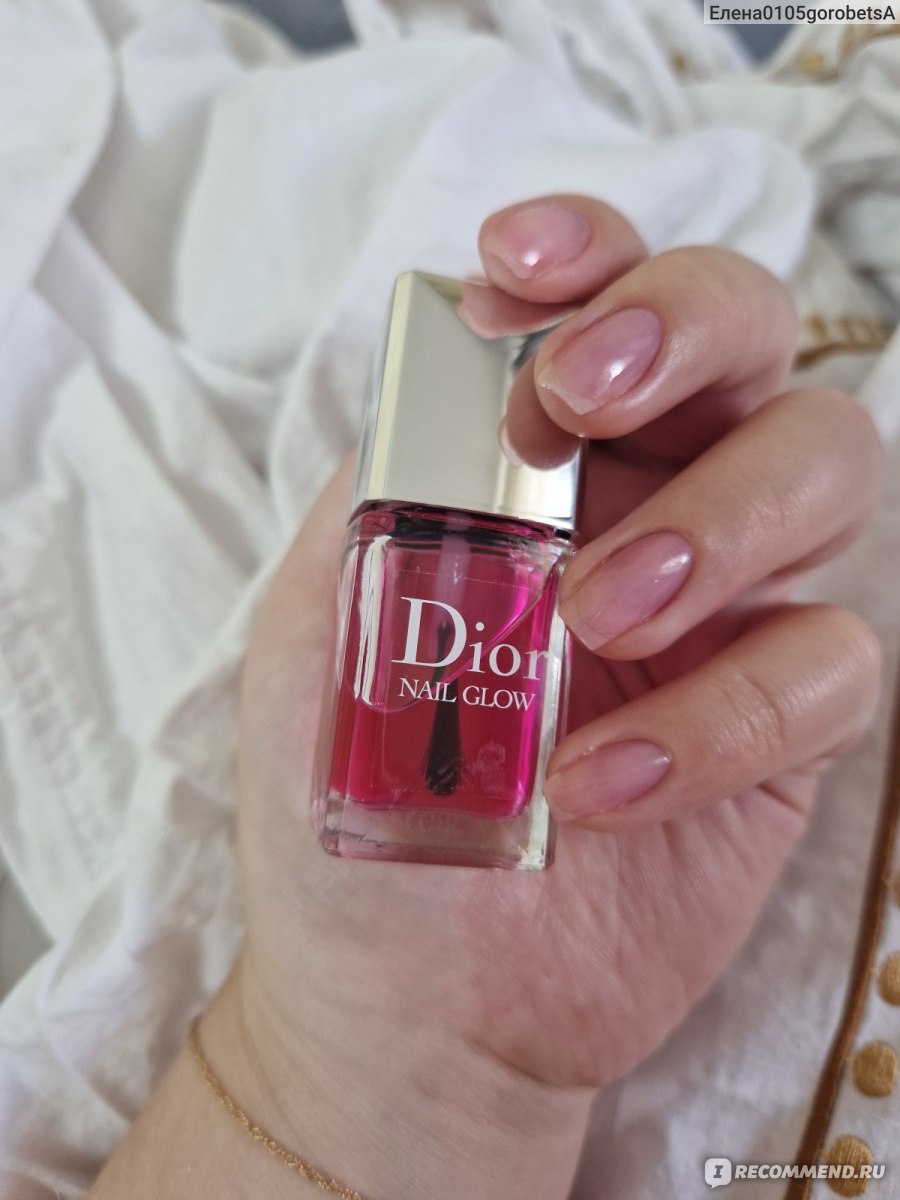 Лак для ногтей Dior Nail Glow - «❤️💋НОВЫЙ ОТЗЫВ 2023! ОБЫЧНЫЙ прозрачный  лак с какими-то плюшками. Что в нём нравится? Бюджетный аналог» | отзывы