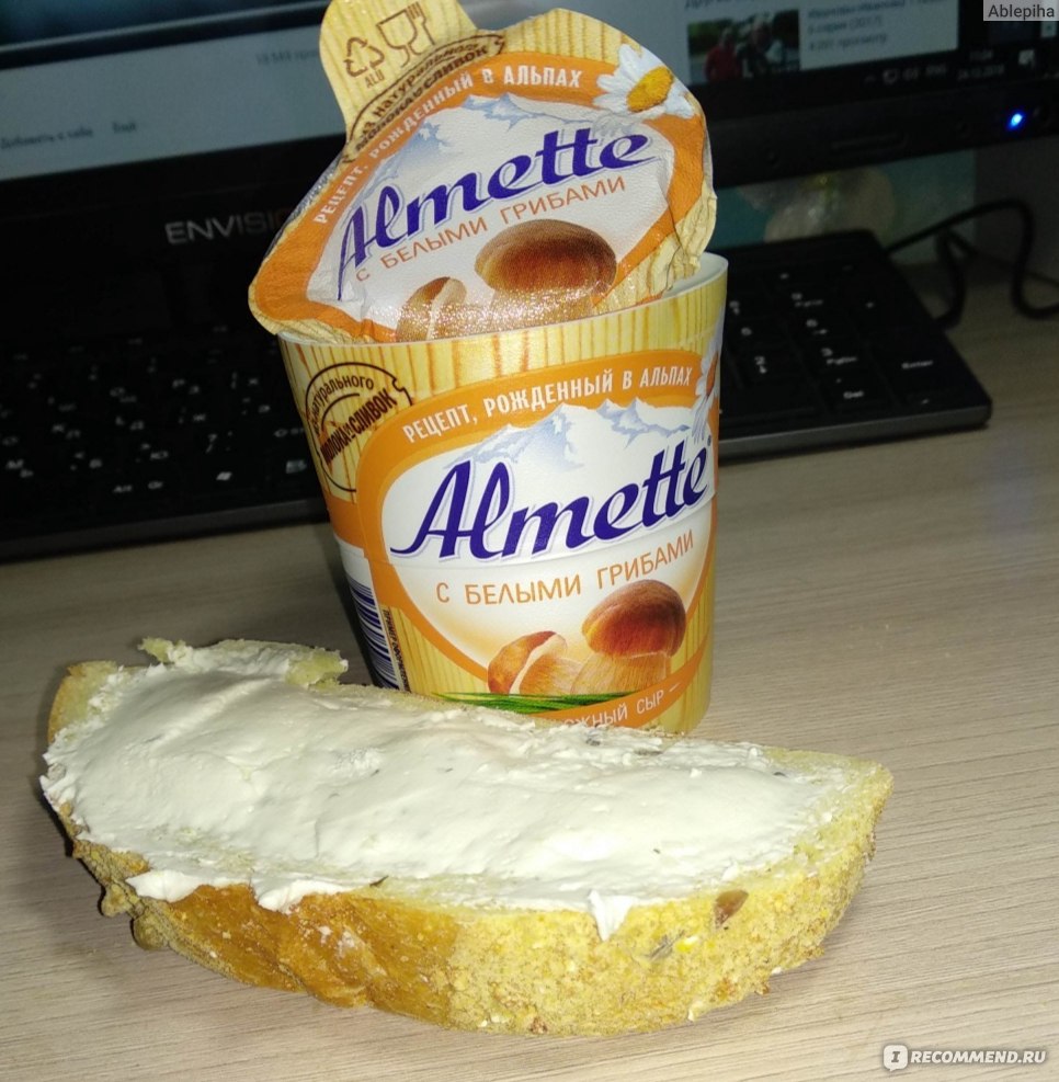 Торт с сыром almette