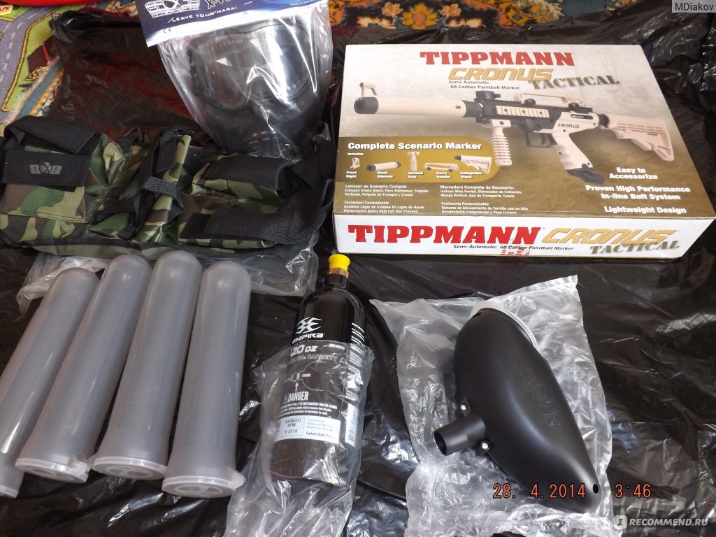 Маркер для пейнтбола Tippmann Cronus - «Выгодная покупка для игры в  пейнтбол» | отзывы