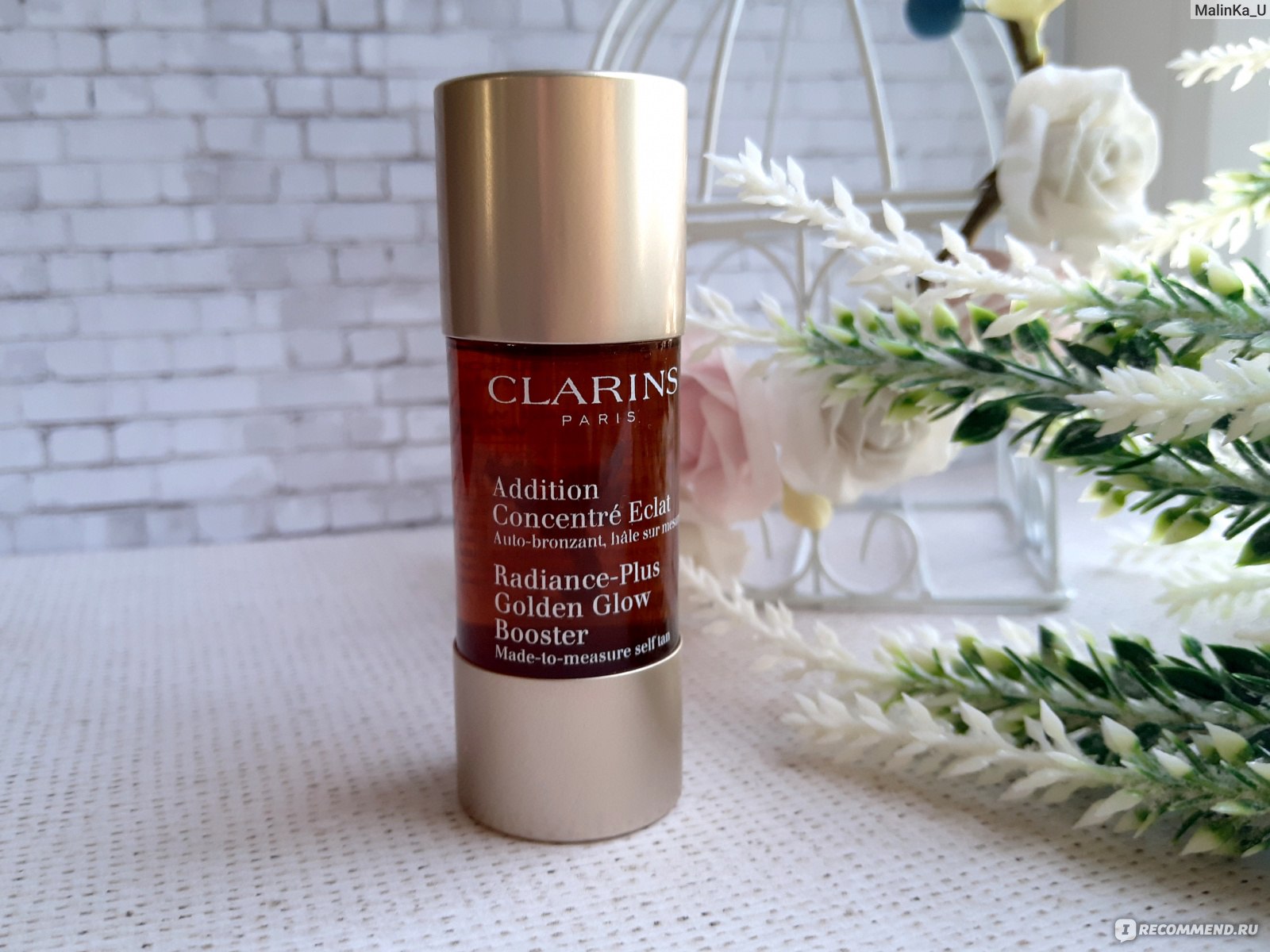 Автозагар для лица Clarins Radiance-Plus Golden Glow Booster / Booster Auto-Bronzant Visage Концентрат для искусственного загара лица