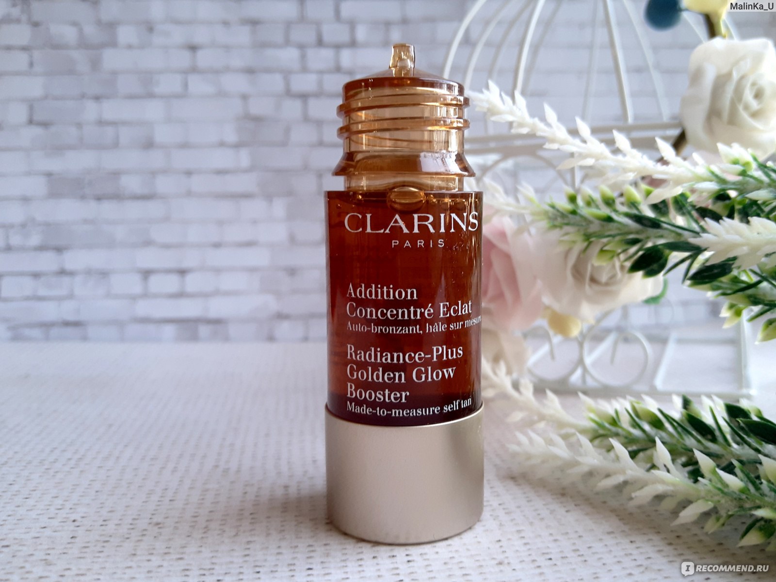 Автозагар для лица Clarins Radiance-Plus Golden Glow Booster / Booster Auto-Bronzant Visage Концентрат для искусственного загара лица