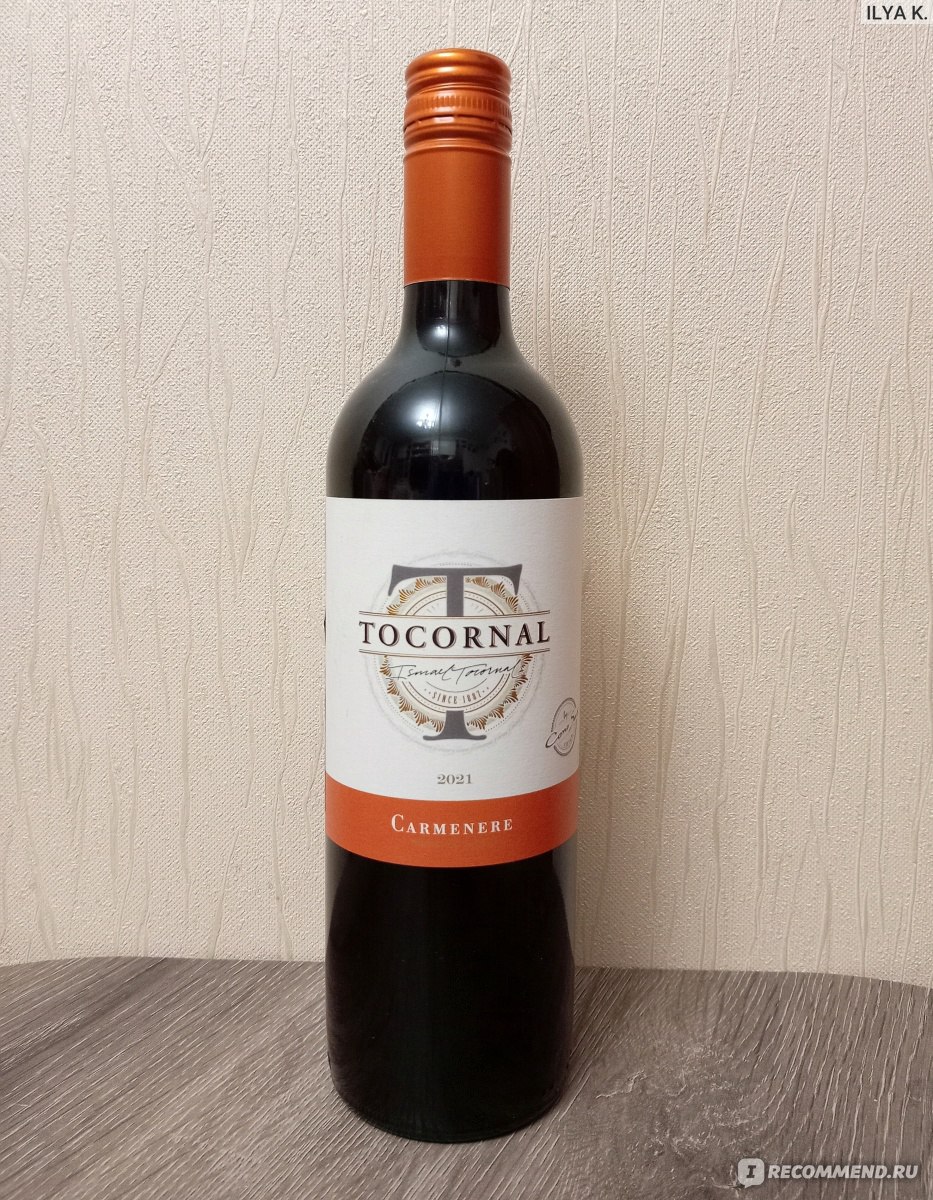 Вино красное полусухое Cono Sur Tocornal Carmenere - «С чего я начал любить  вино» | отзывы