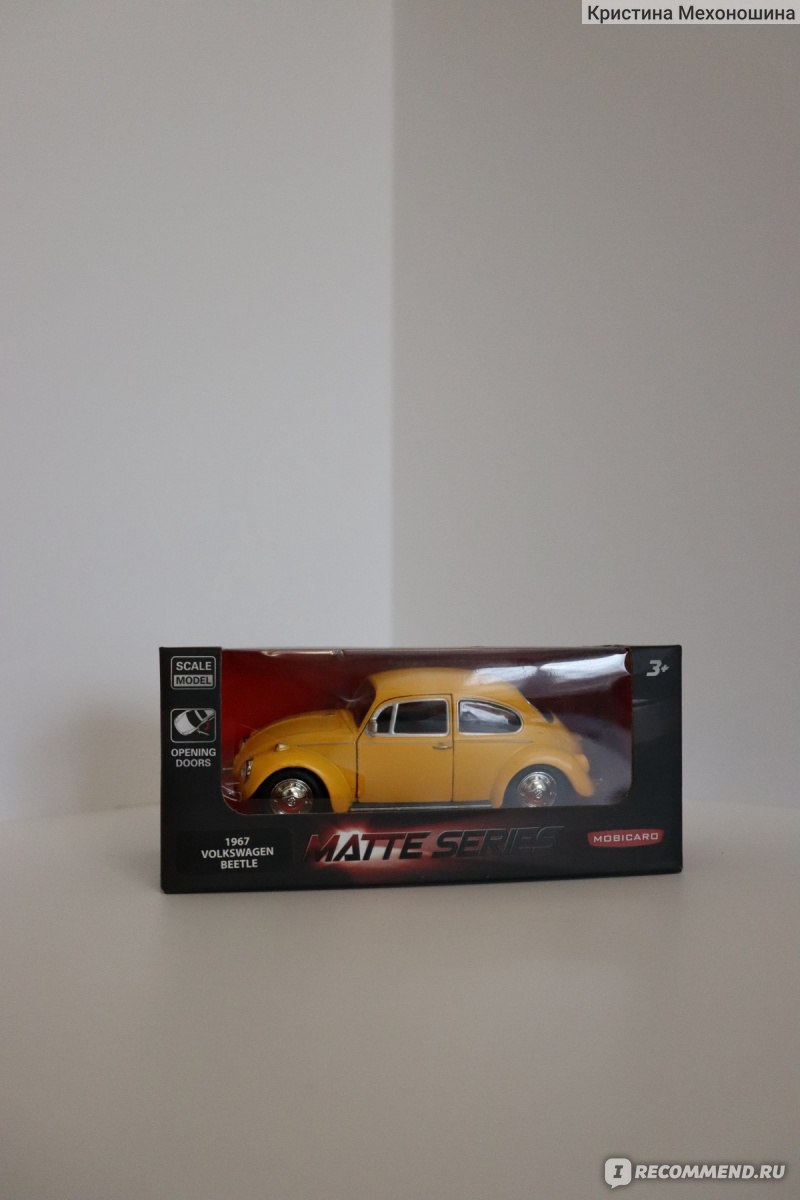 Игрушка Mobicaro Машинка 1:32 Volkswagen 1967 Beetle - «Отличная ретро- машинка, даже жалко играть, но выбора нет» | отзывы