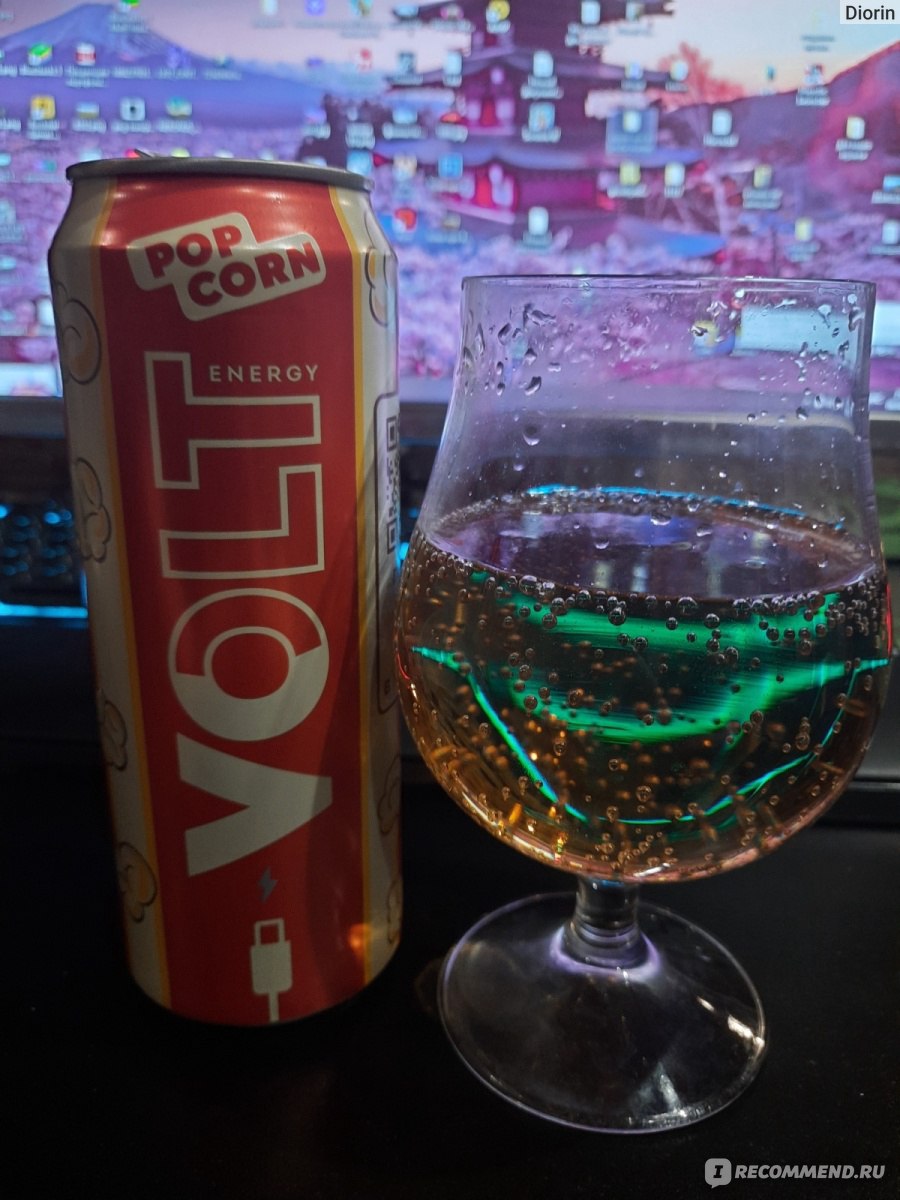 Энергетический напиток Volt Energy Со вкусом попкорна 0,45л ...