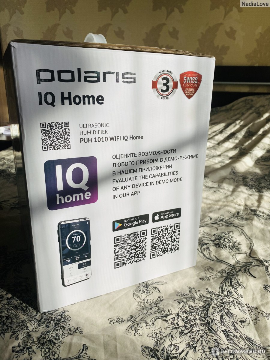 Ультразвуковой увлажнитель воздуха Polaris PUH 1010 WIFI IQ Home фото