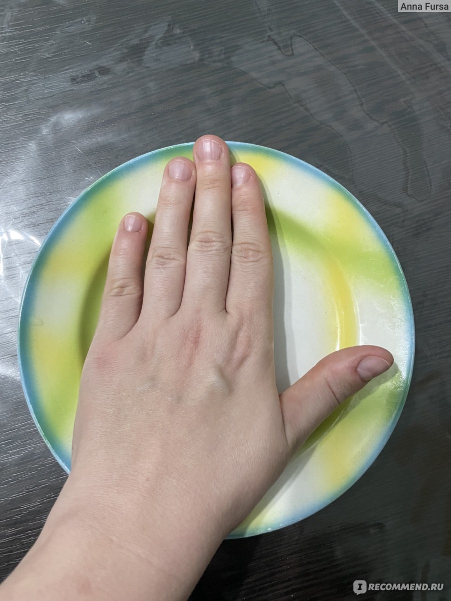 Размер тарелки 
