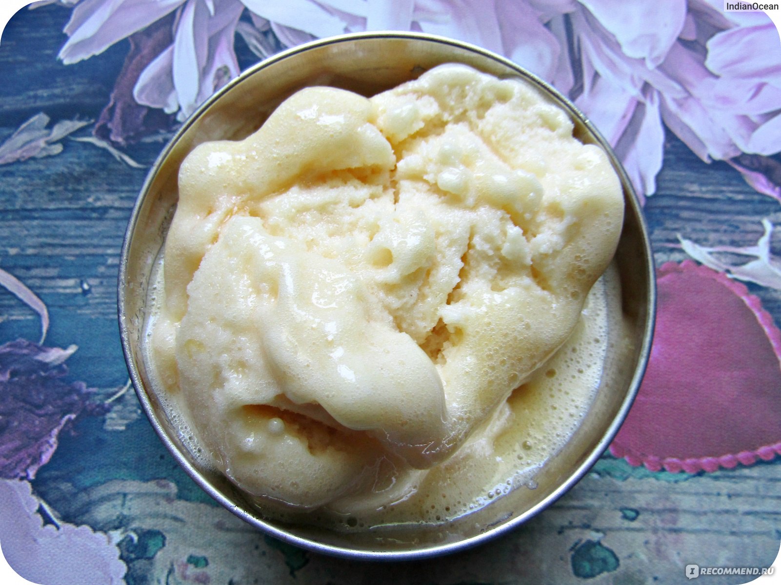Мороженое MÖVENPICK Фруктовый лёд из маракуйи с кусочками манго фото