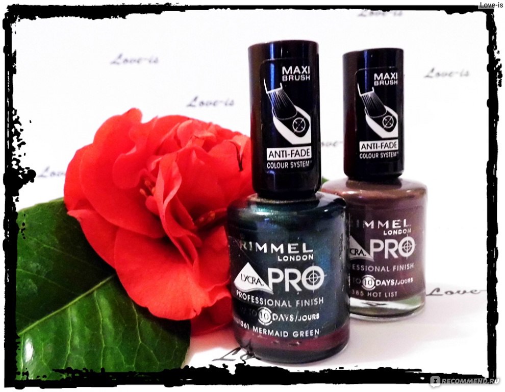 Лак для ногтей Rimmel lycra PRO - «Два шикарный оттенка лака от Rimmel ...