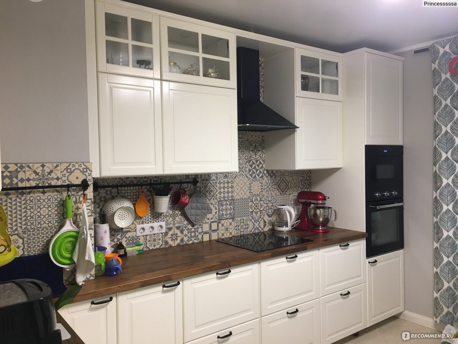 Кухня ИКЕА без верхних шкафов (60 фото)