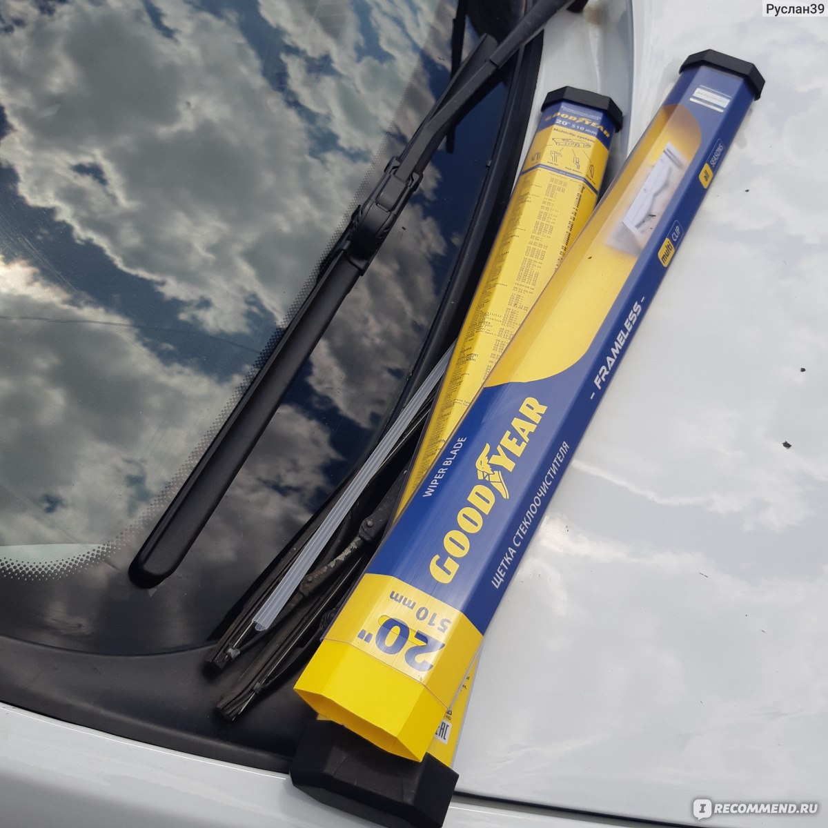 Щетки стеклоочистителя (дворники) Goodyear Premium - «Подделывают ...