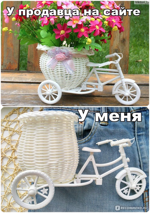Кашпо велосипед купить по недорогой цене на malino-v.ru