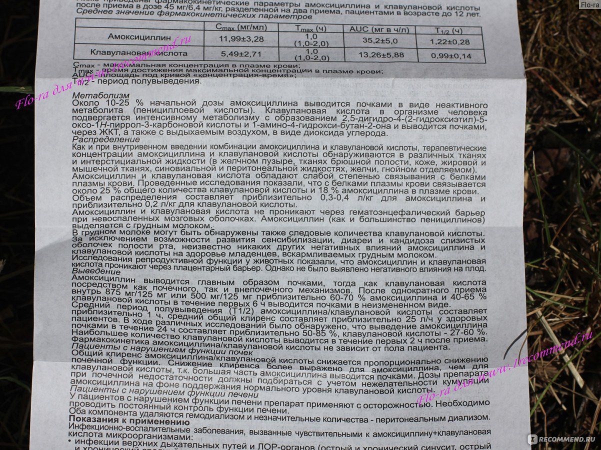 Антибиотик Lek (Sandoz) Амоксиклав (125мг + 31,25 мг)/5 мл порошок для  приготовления суспензии - «Амоксиклав 125 мг + 31,25 мг. Наш опыт  применения. Полная инструкция. Показания, противопоказания и цена.» | отзывы