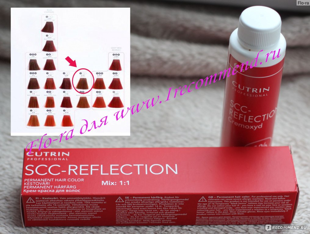 Scc reflection крем-краска для волос 0 00 чистый тон без пигмента