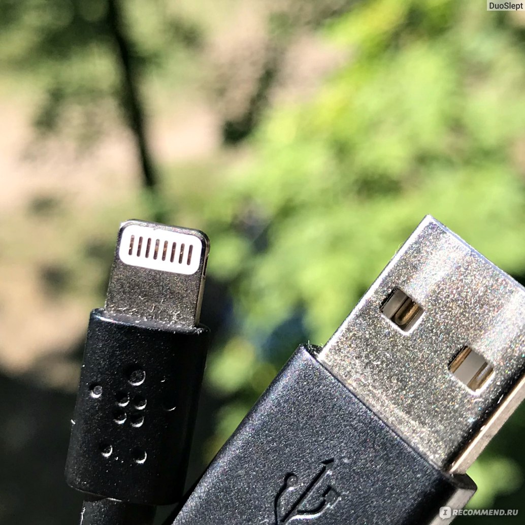 Lightning кабель Belkin - «?Чуть дешевле чем Apple: сэкономила  называется?Хватило на два месяца...» | отзывы