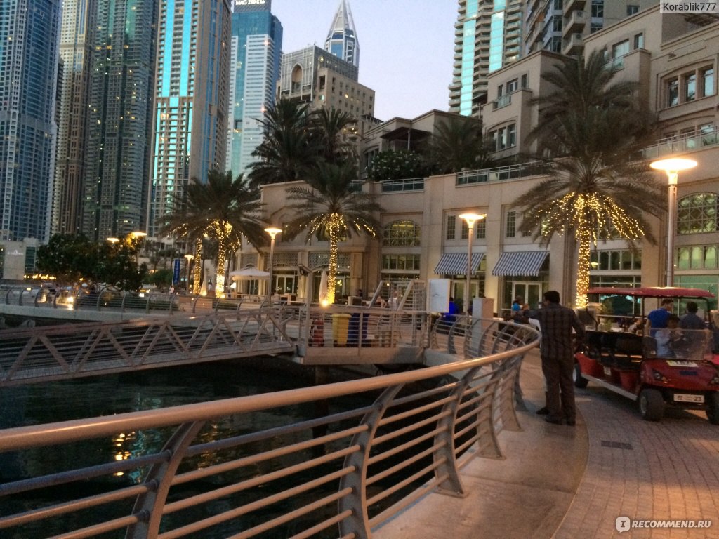 Dubai Marina Promenade / Набережная Дубай Марина фото