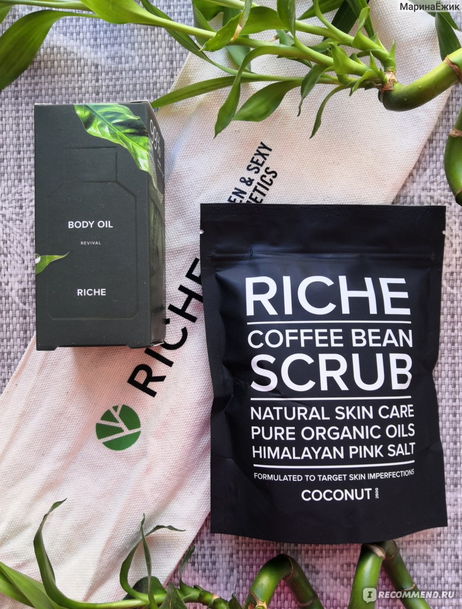 Скраб для тела RICHE Coffee Bean Scrub Coconut - « Wow, полегче! Самый ...